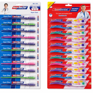 Docena  de cepillos de dientes para adultos