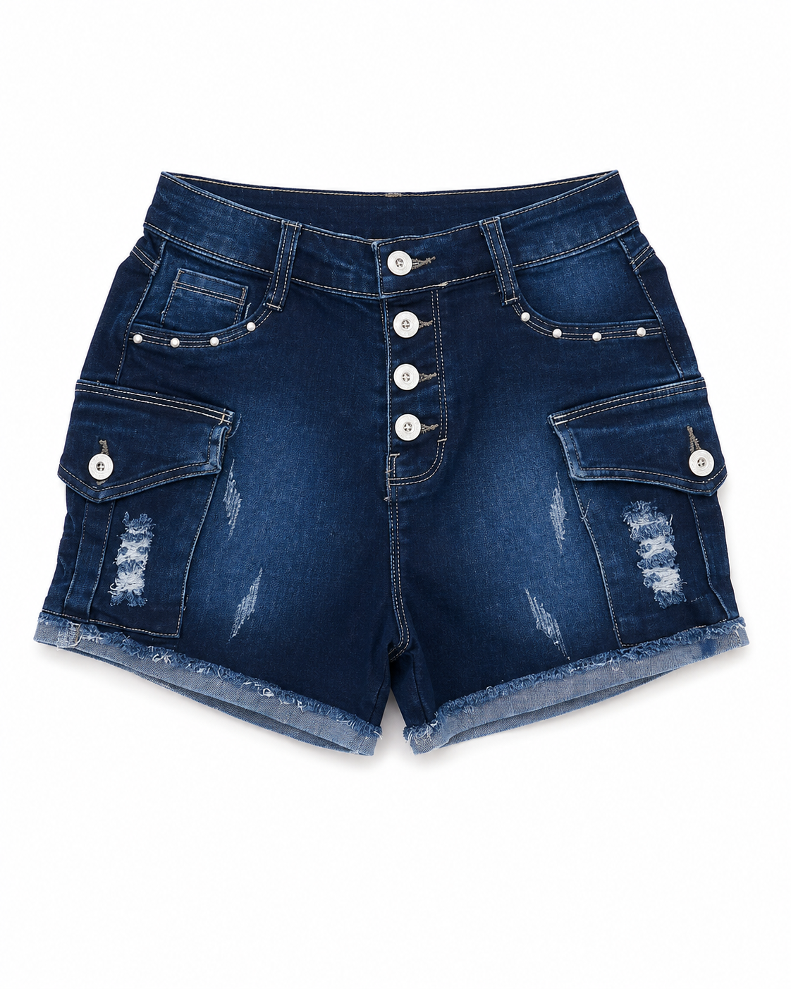 shorts de mezclilla